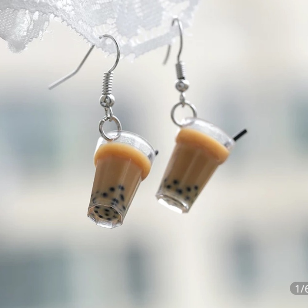Bubble Tea Earrings